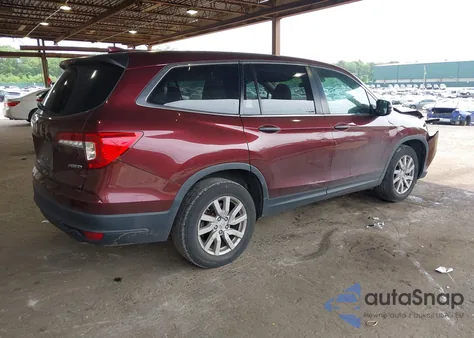 2019 Honda Pilot Lx из США, поврежденный, VIN 5FNYF6H12KB053692